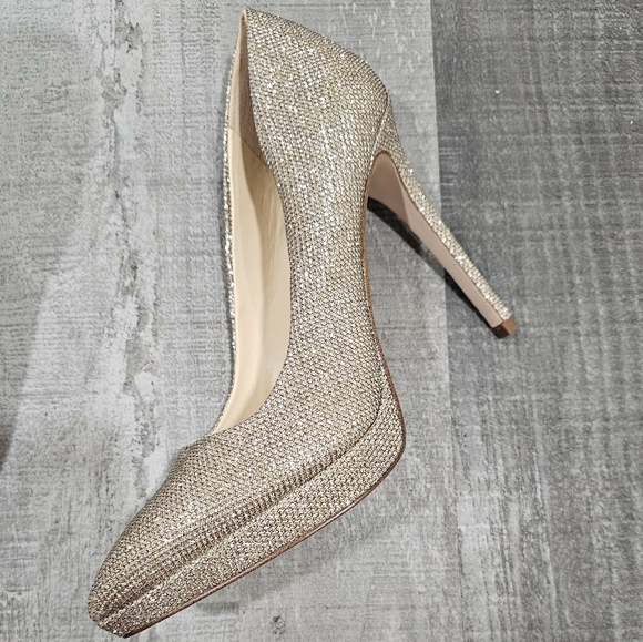 jessica simpson JP Avrindy sparkly  pump platform  heels  new - Picture 3 of 10